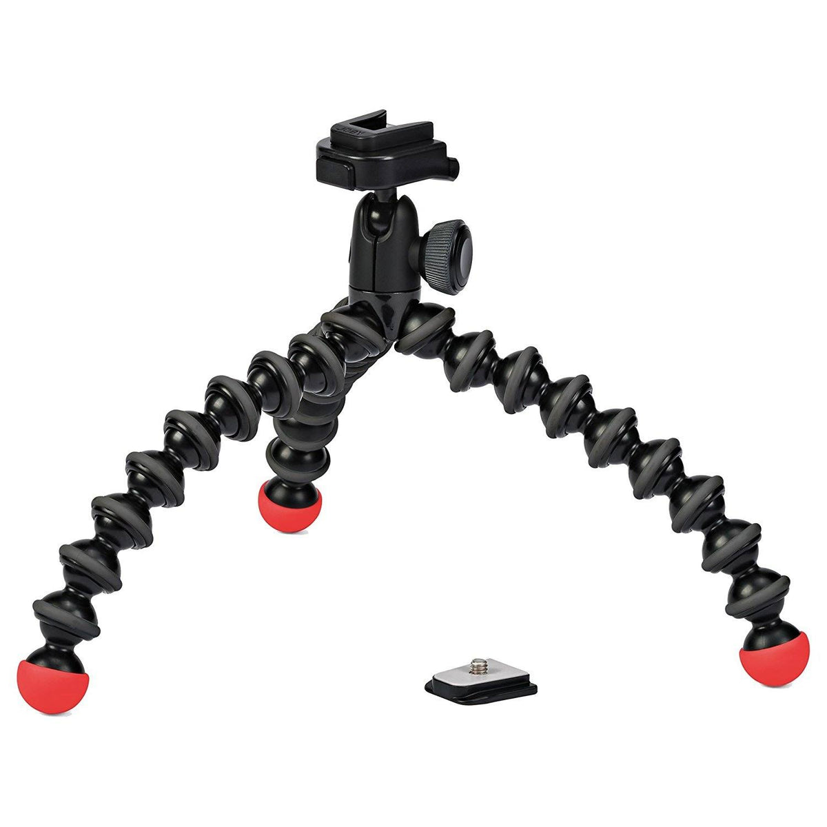 Black / Red Tripod with Integrated Ballhead K2281