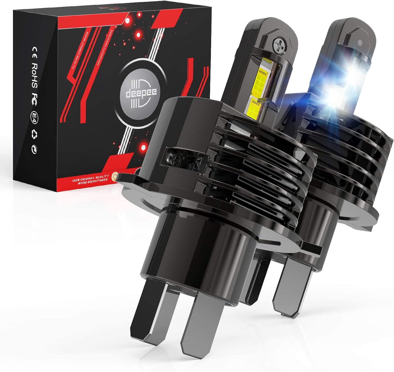 LED Headlight Bulb Conversion Kit 120W 20000LM 6500K Cold White Pack of 2 M355745