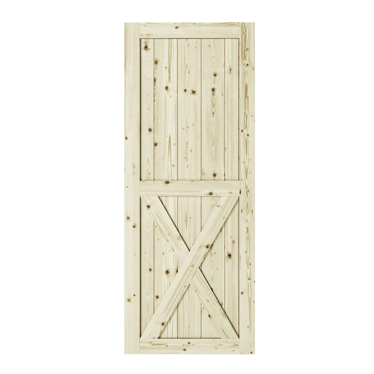 Unfinished Pine Barn Door Slab 37 in. K92638
