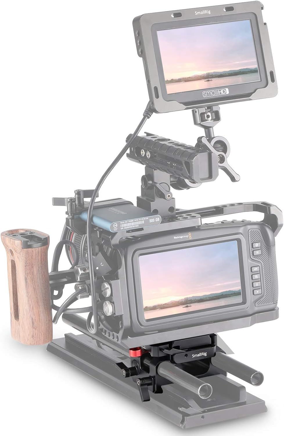 BMPCC Baseplate for Manfrotto 501PL Black Design R407