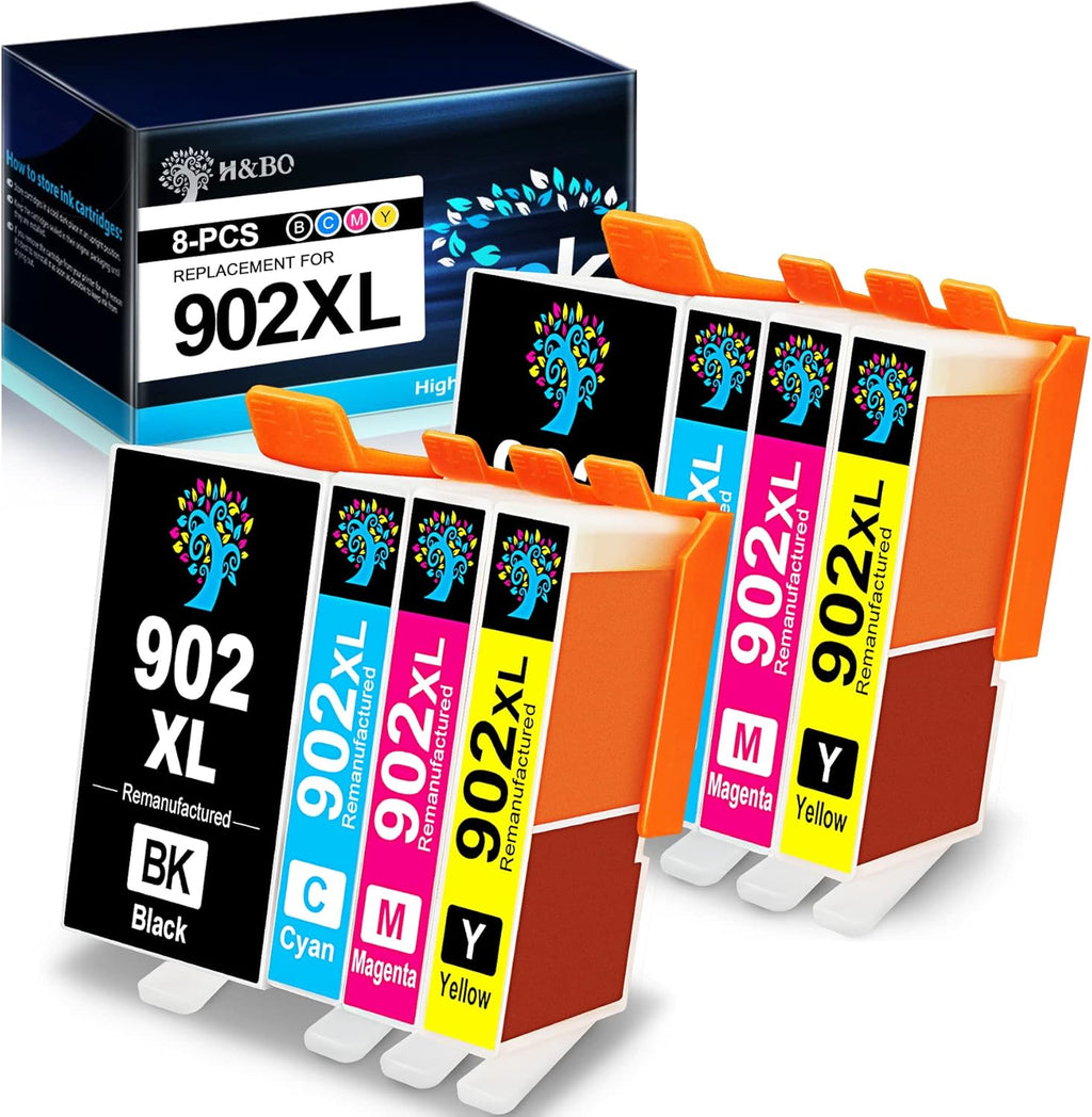 Compatible Ink Cartridge for HP OfficeJet Pro Printer (8 Pack) F878747