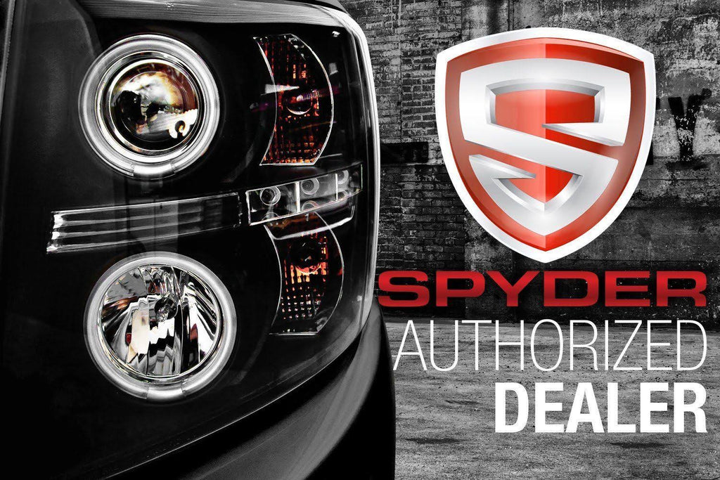 Chrome Halo LED Projector Headlights M70329