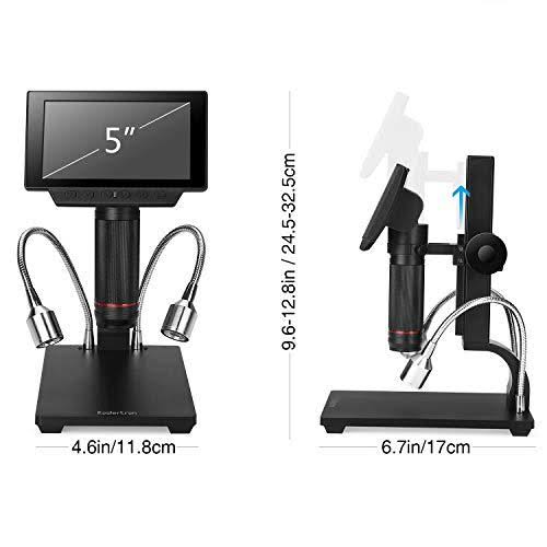 5 inch LCD 1080p Digital Microscope with Adjustable Stand M525400