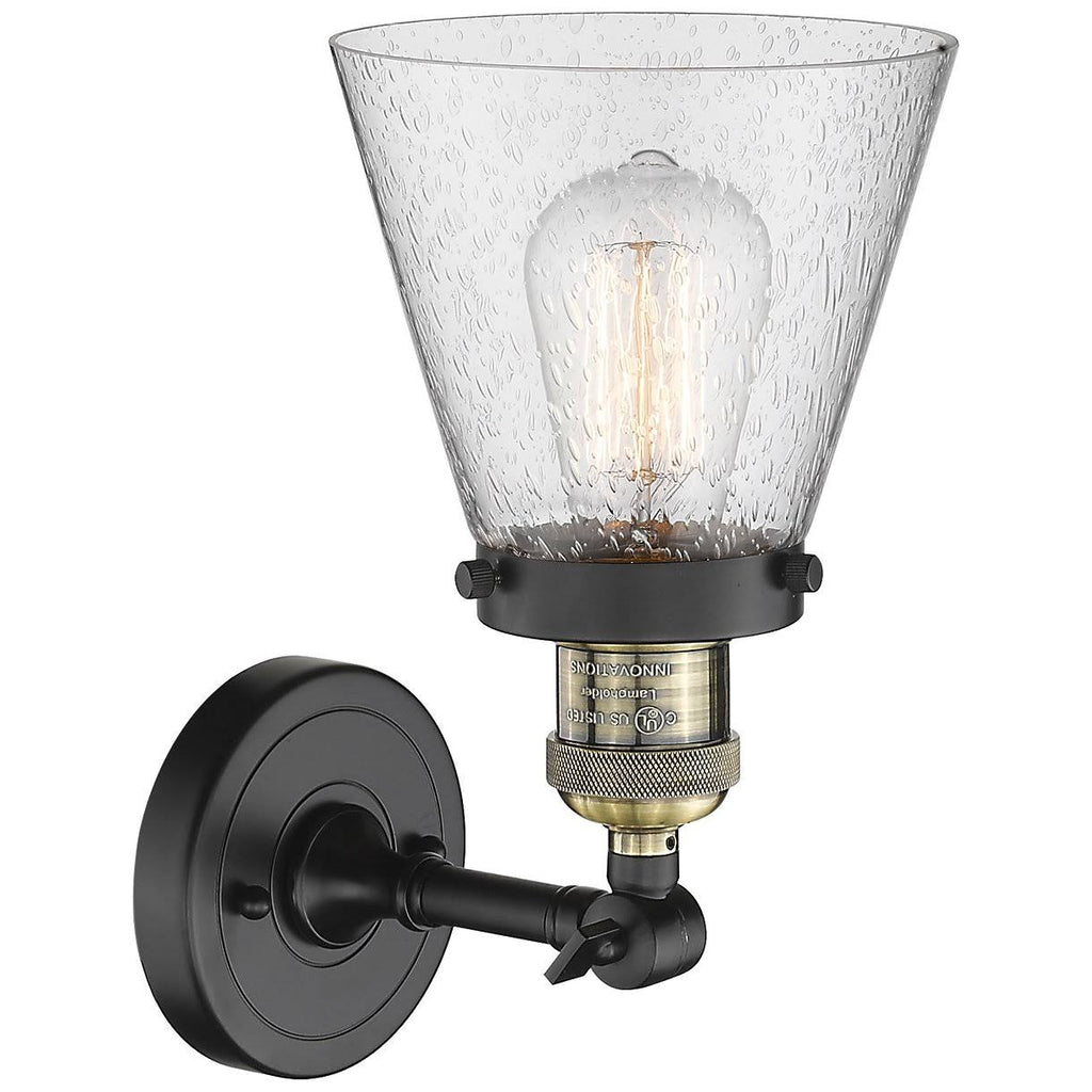 Small Cone 1 Light Sconce LED (Antique Brass) I4102