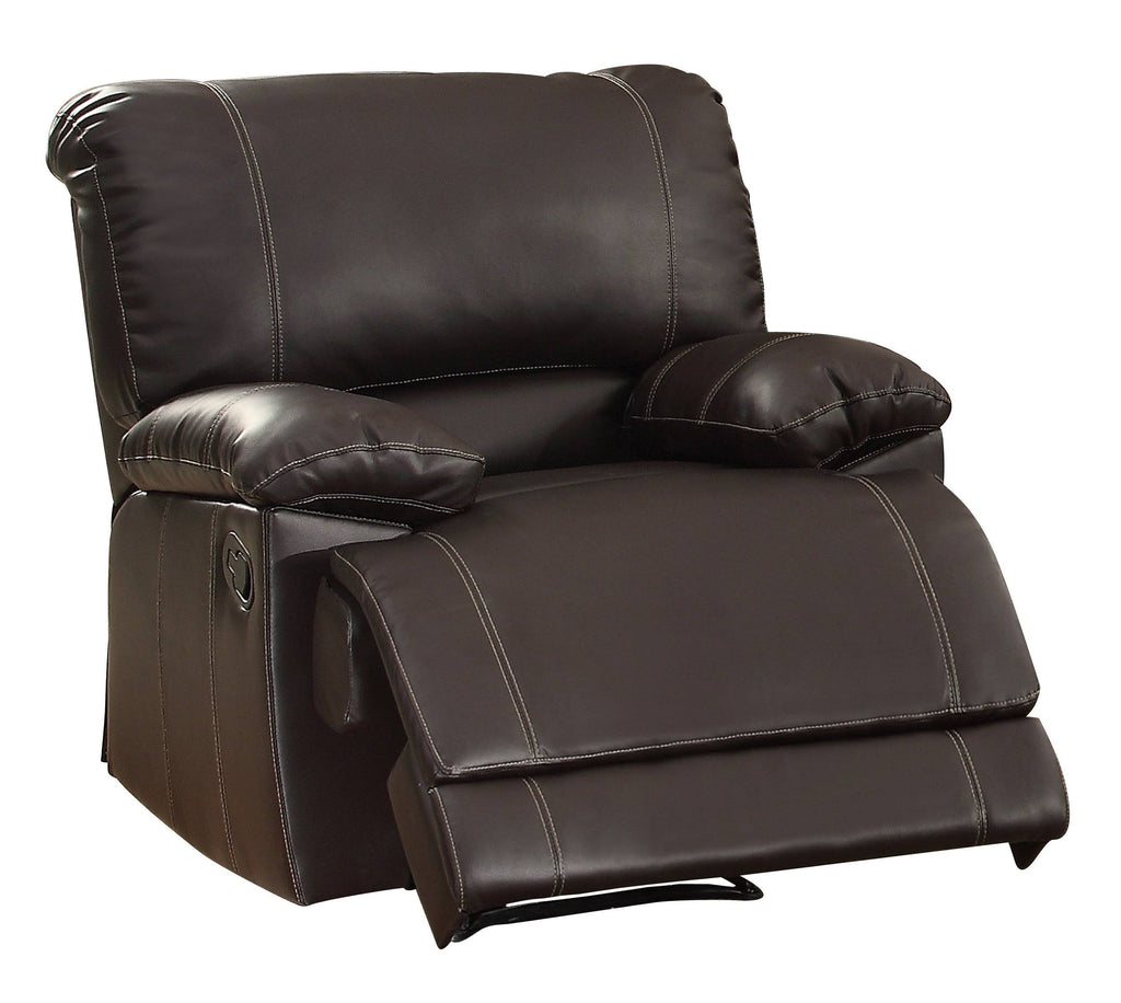 Dark Brown Reclining Chair J9011