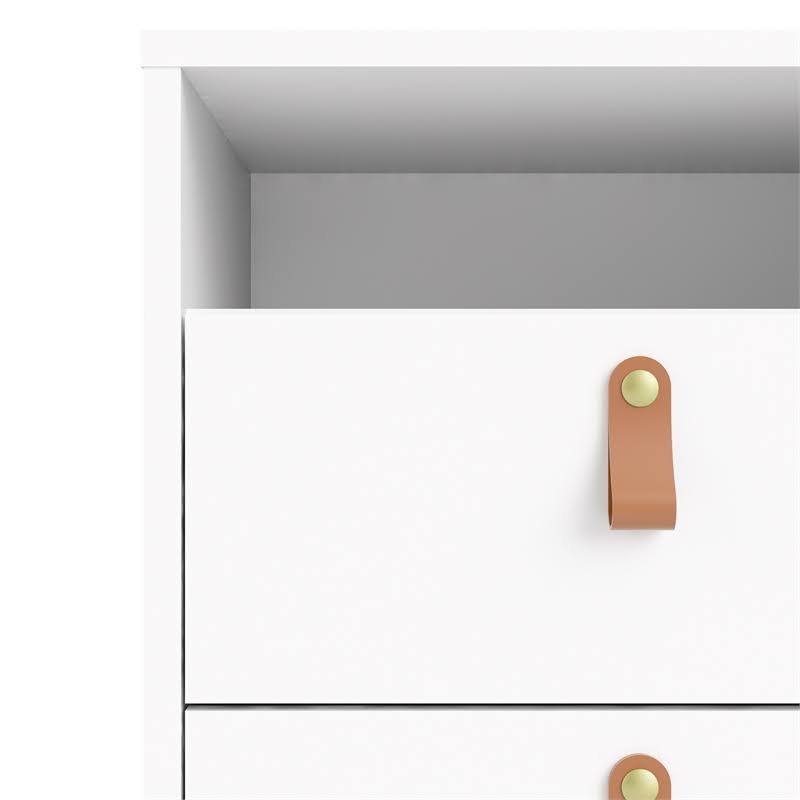 White 2 Drawer Mobile Cabinet P54605