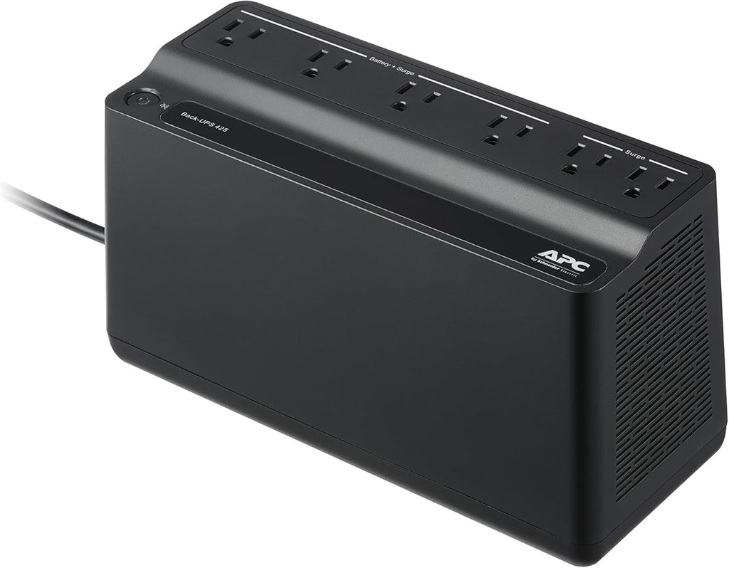 UPS Battery Backup Surge Protector, 425VA, Pack of 2 U7681