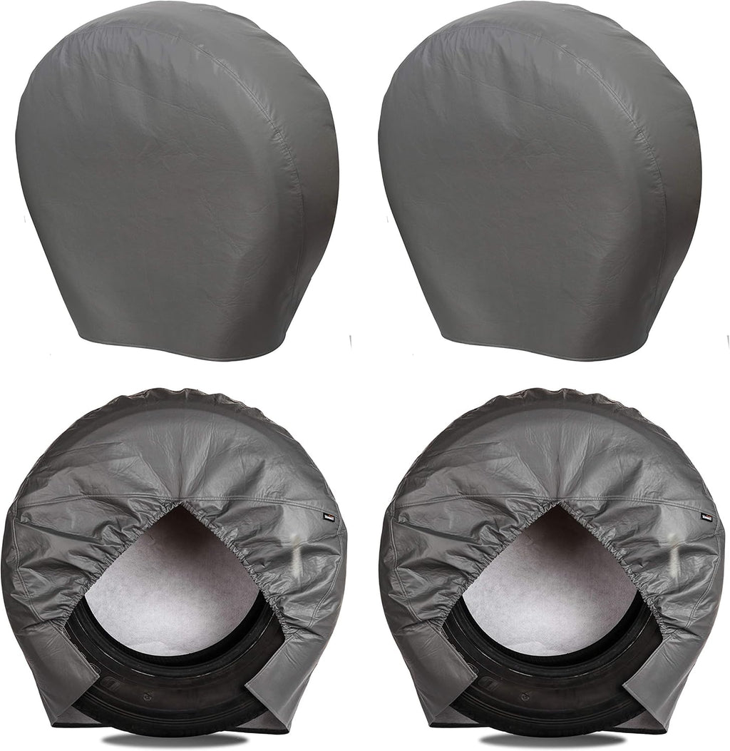 Tough Tire Covers for RV Wheel 4 Pack Black M59796