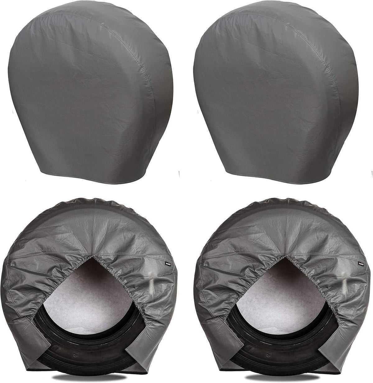 Tough Tire Covers for RV Wheel 4 Pack Black M59796