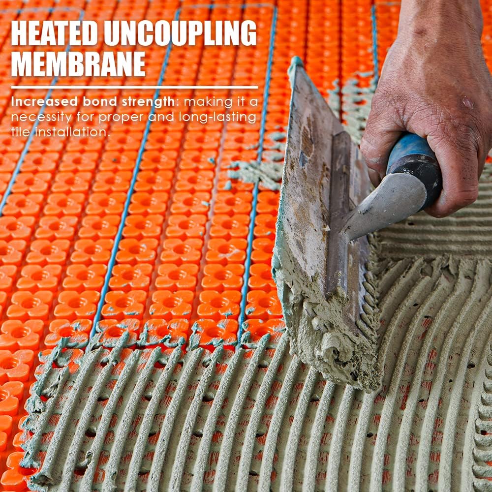 Heated Floor Uncoupling Membrane 54 SQFT G3788