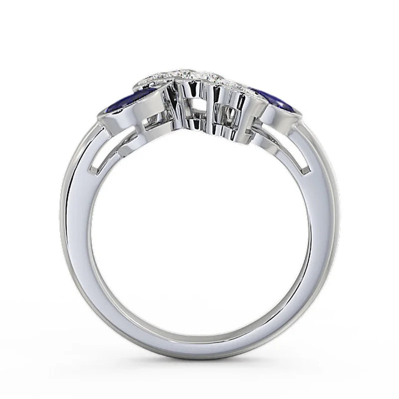14K White Gold Eternity Band Size 11.5 N74142