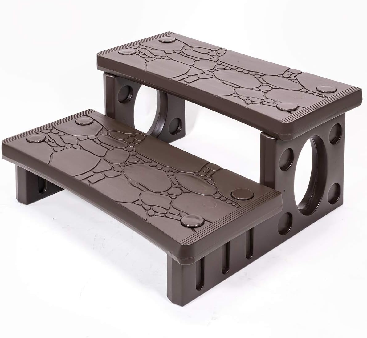 White 2-Step Lightweight Multi Purpose Deck Step S34114