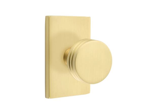 Satin Brass Passage Set D581