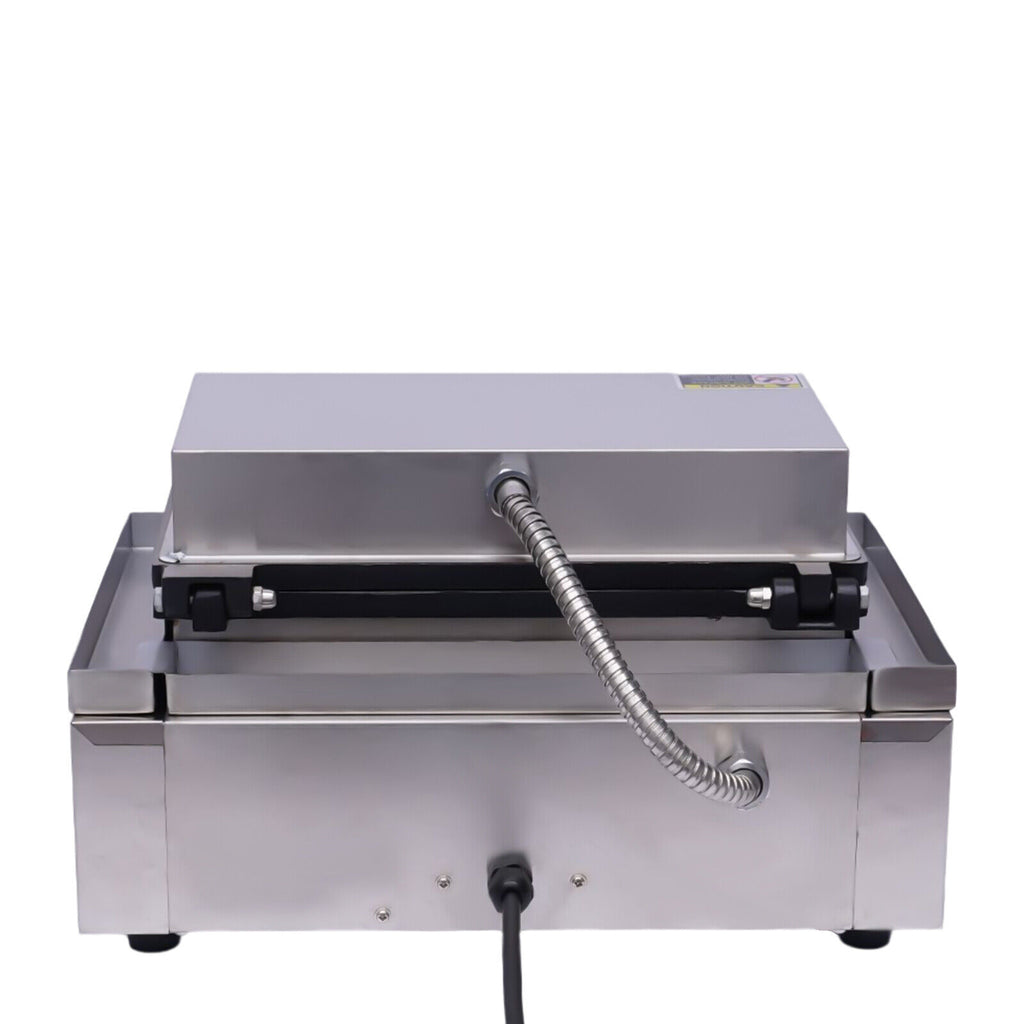 110V 6PCS Commercial Nonstick Electric Waffle Maker Machine 1500W E2258