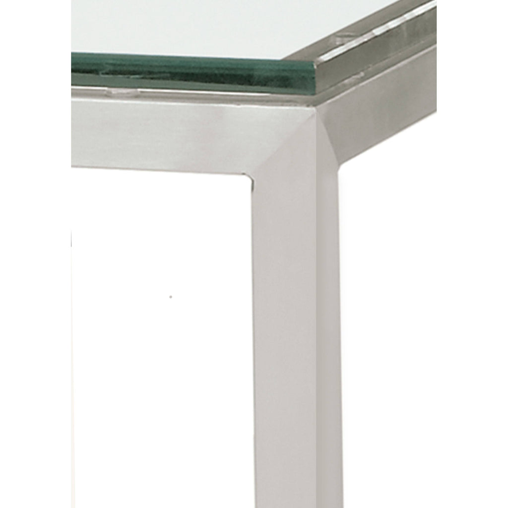 White Oak Parsons Console Table L741