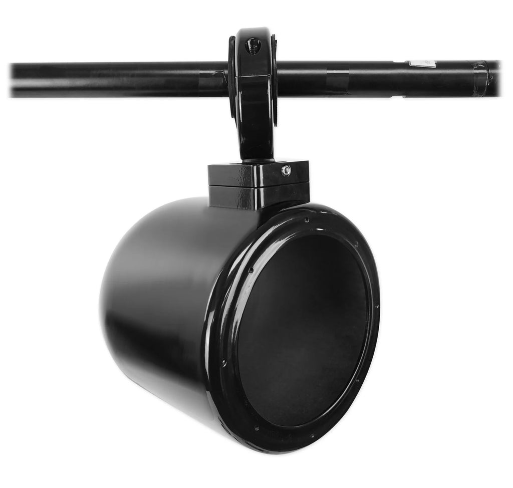 7.7" 360° Swivel Black Aluminum Surface Mount Speaker Pods V30720