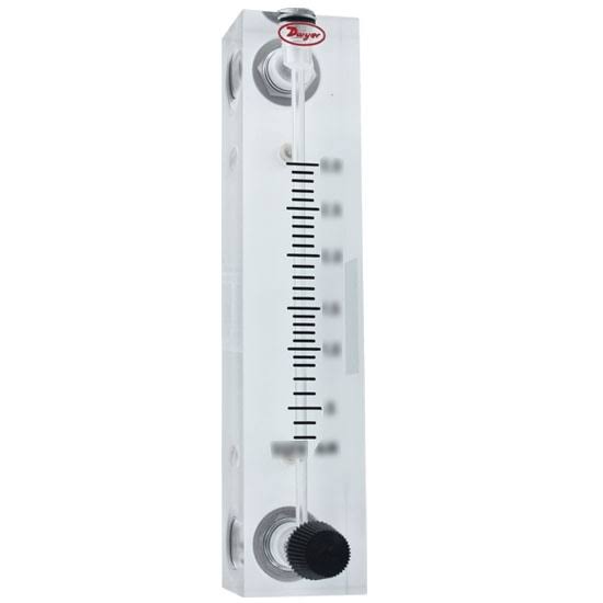Visi-Float Flowmeter, 4x22 Scale, .5-12 GPH Water, SS Valve V904