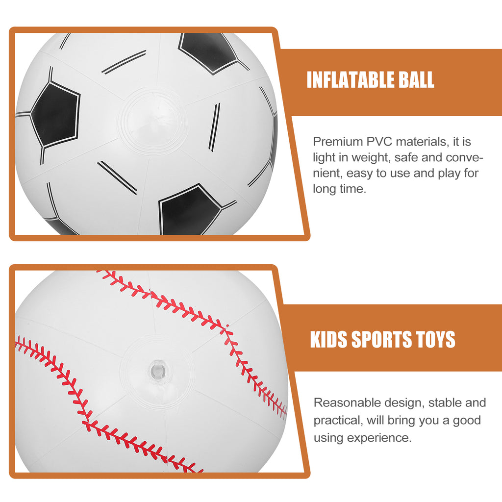 Inflatable Beach Ball Set of 4 S25860