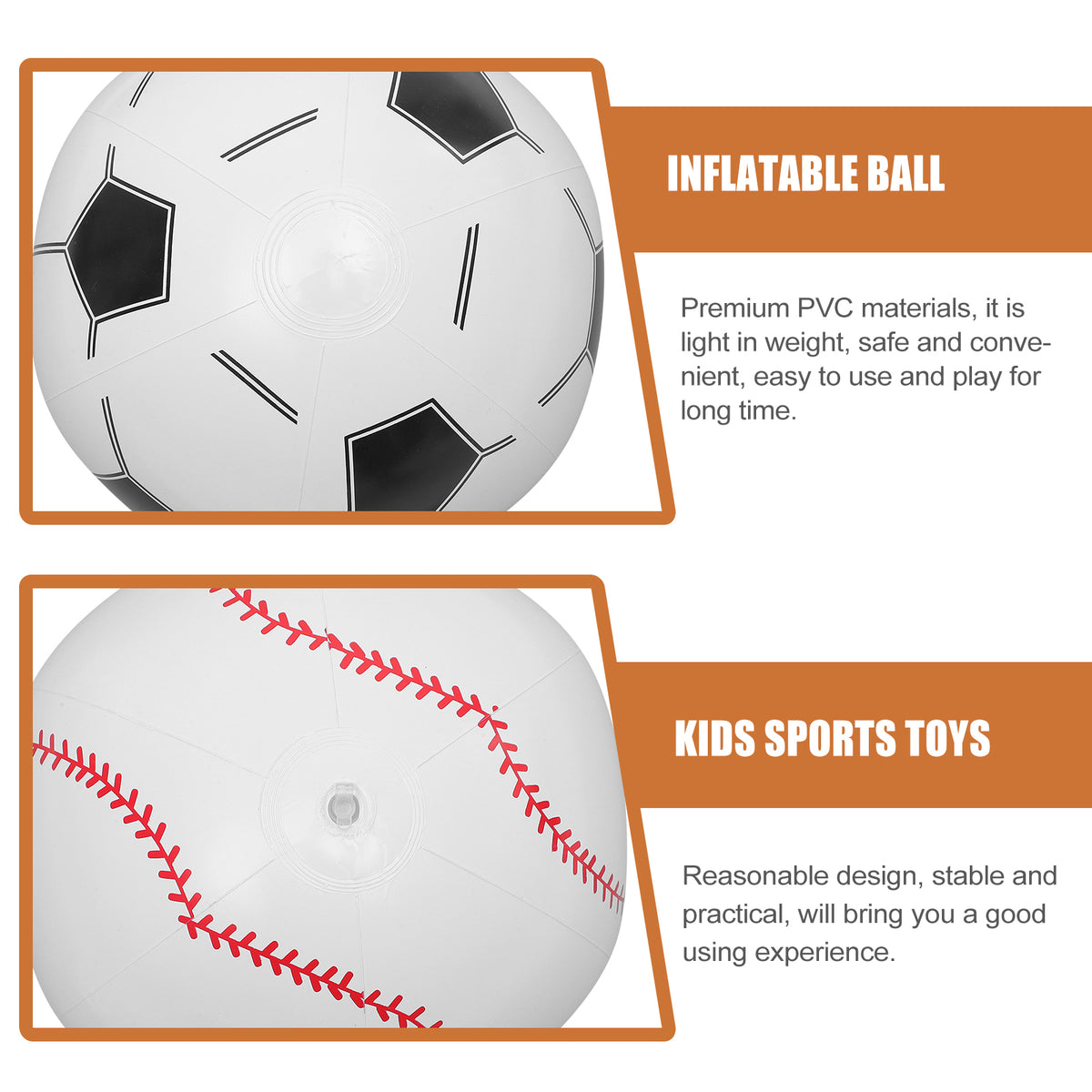Inflatable Beach Ball Set of 4 S25860