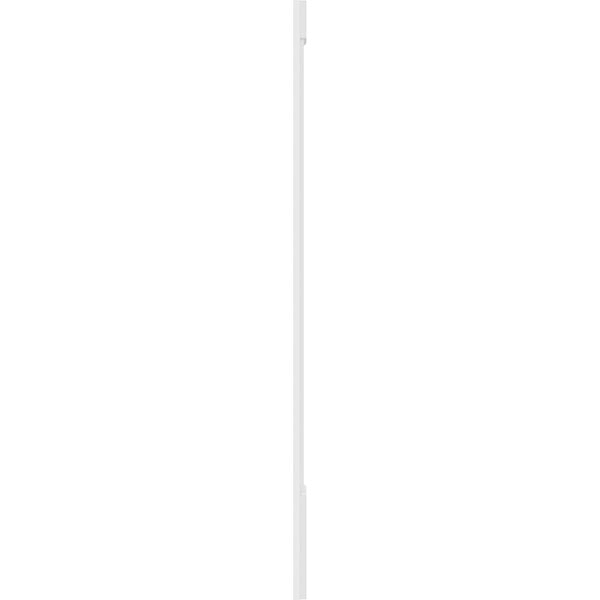 12x22W x 90x22H x 2x22P Two Equal Raised Panel PVC Pilaster with Standard Capital & Base (Pair) K54319