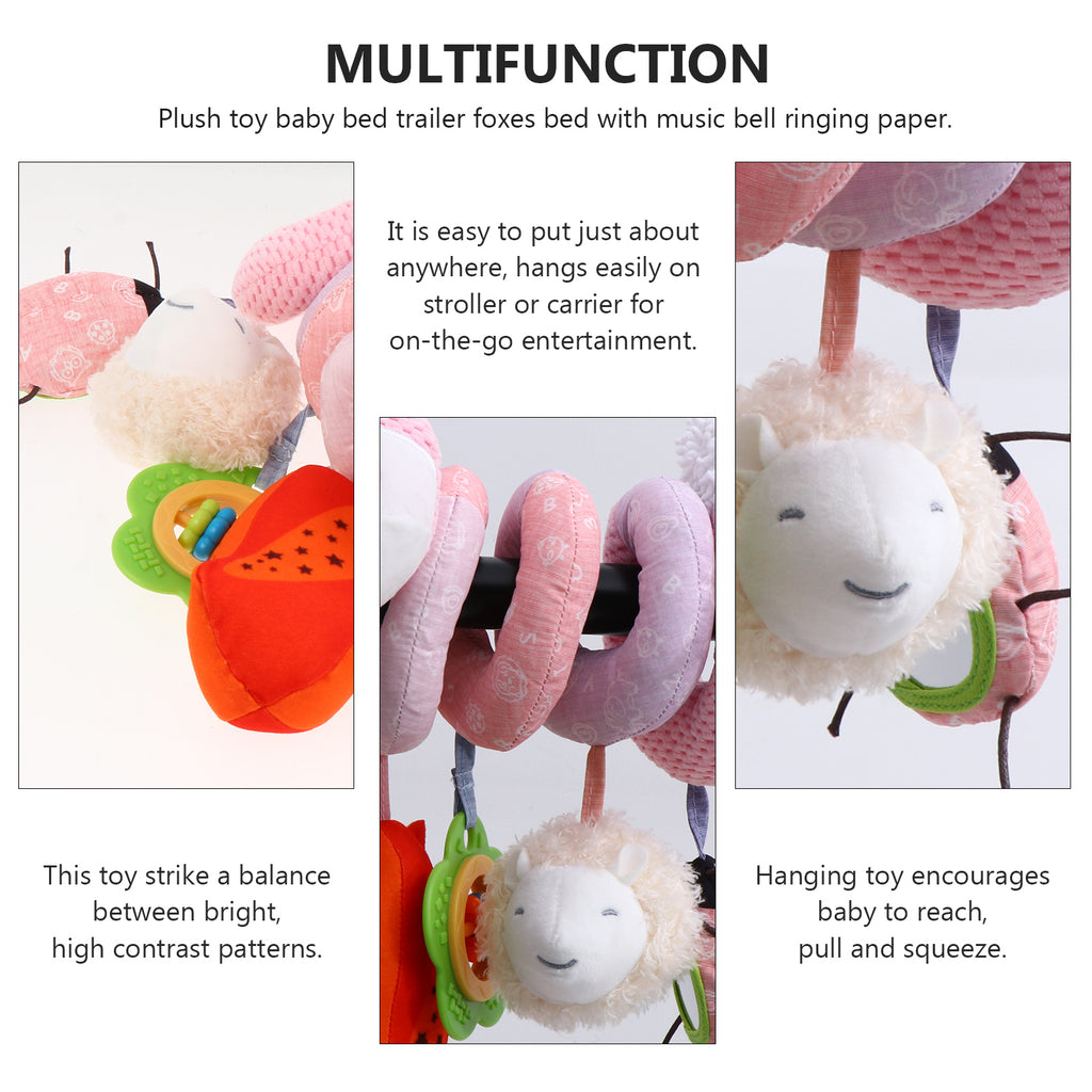 Fox Plush Hanging Stroller Toy M153