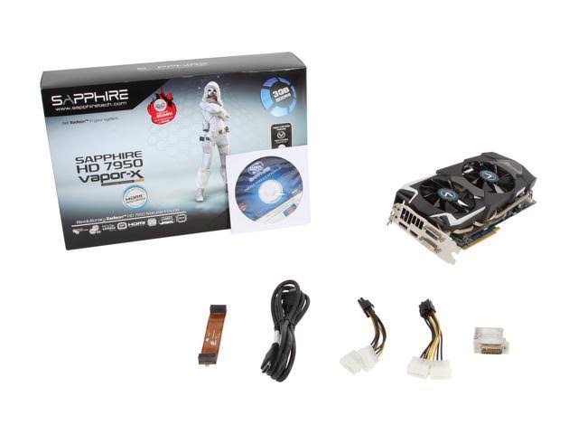 Vapor-X Radeon HD 7950 3GB 384-Bit GDDR5 PCI S89306