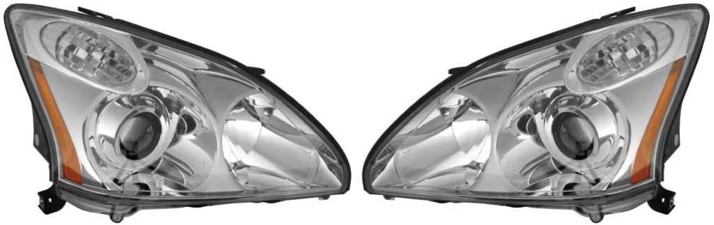 Pair Driver and Passenger Headlight Assembly J3715