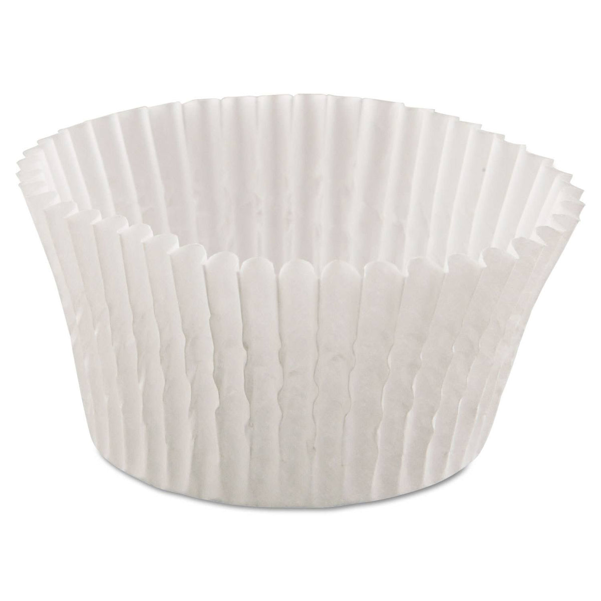 Fluted Bake Cups, White, 500/Pack H937