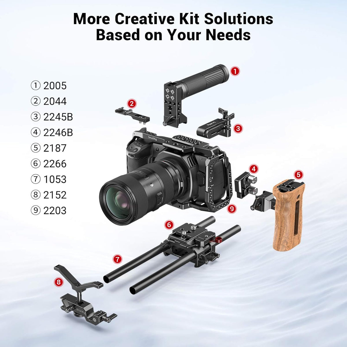 BMPCC Baseplate for Manfrotto 501PL Black Design R407