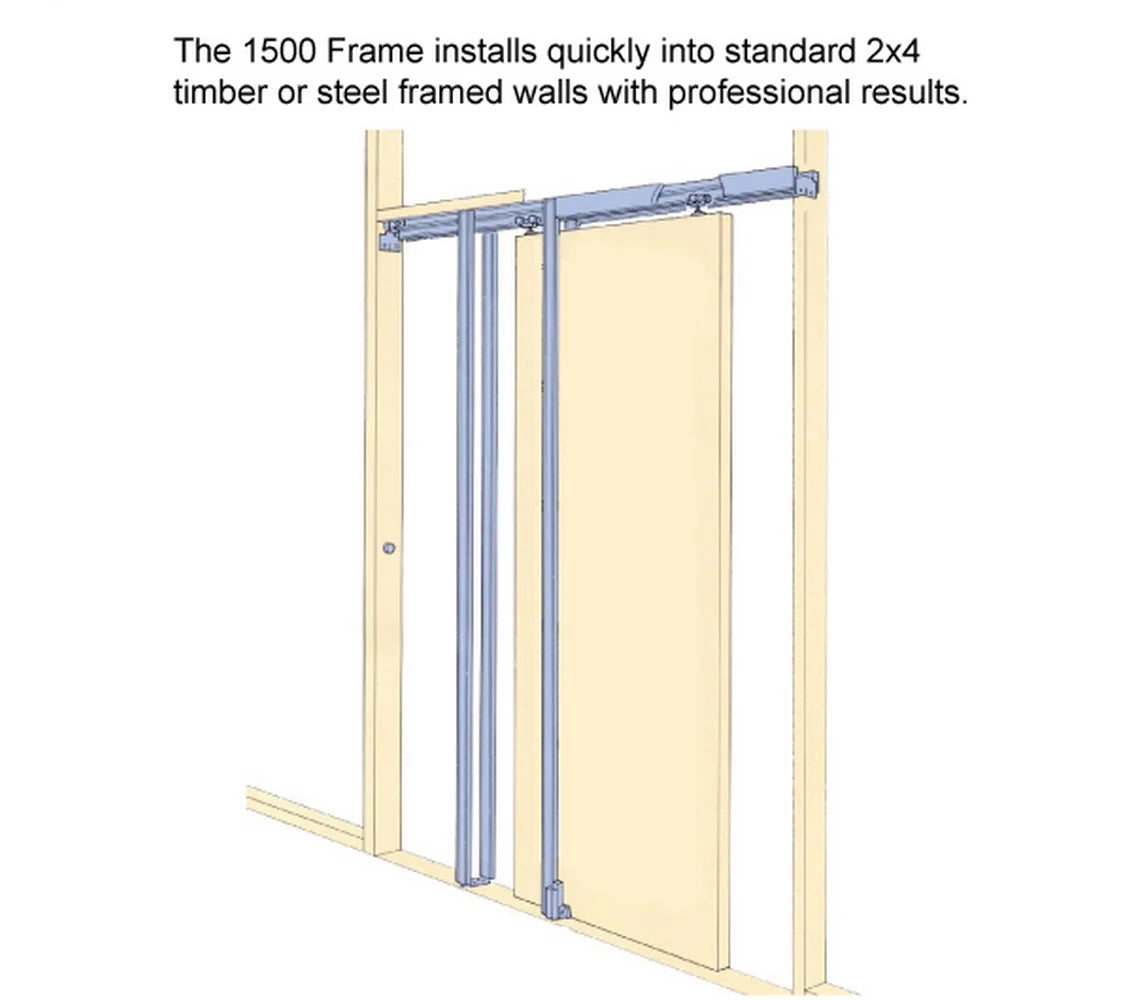 Sliding French Double Pocket Doors 36 x 84 inches Solid Wood Interior Doors V531489