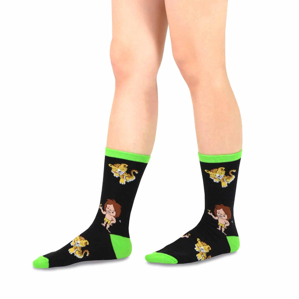 6 Pair Cartoon Animal Crew Socks F457