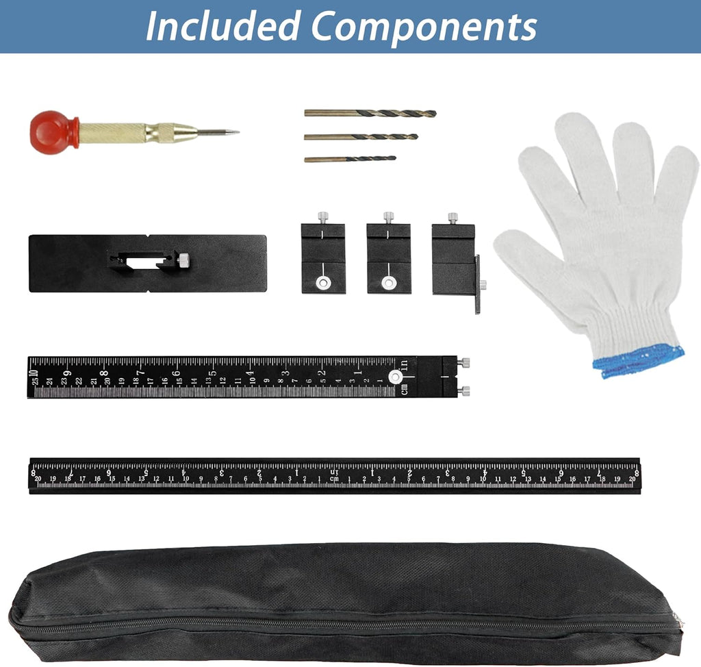Aluminum Alloy Cabinet Handle Jig Template, Pack of 2 U810