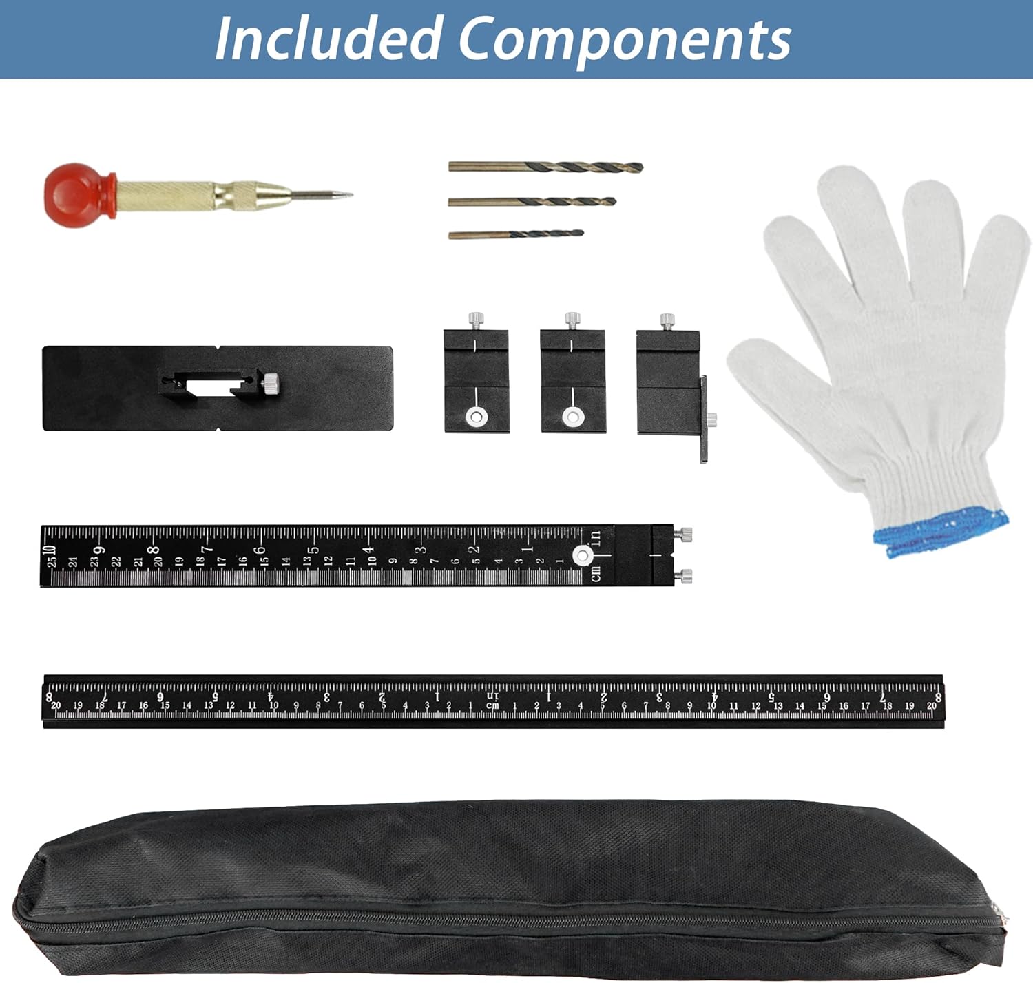 Aluminum Alloy Cabinet Handle Jig Template, Pack of 2 U810