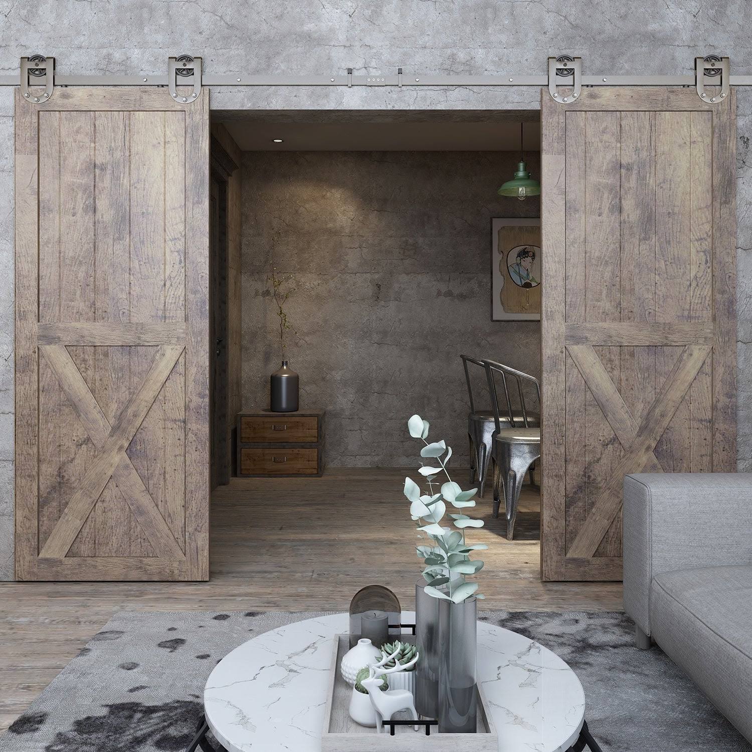 Unfinished Pine Barn Door Slab 37 in. K92638