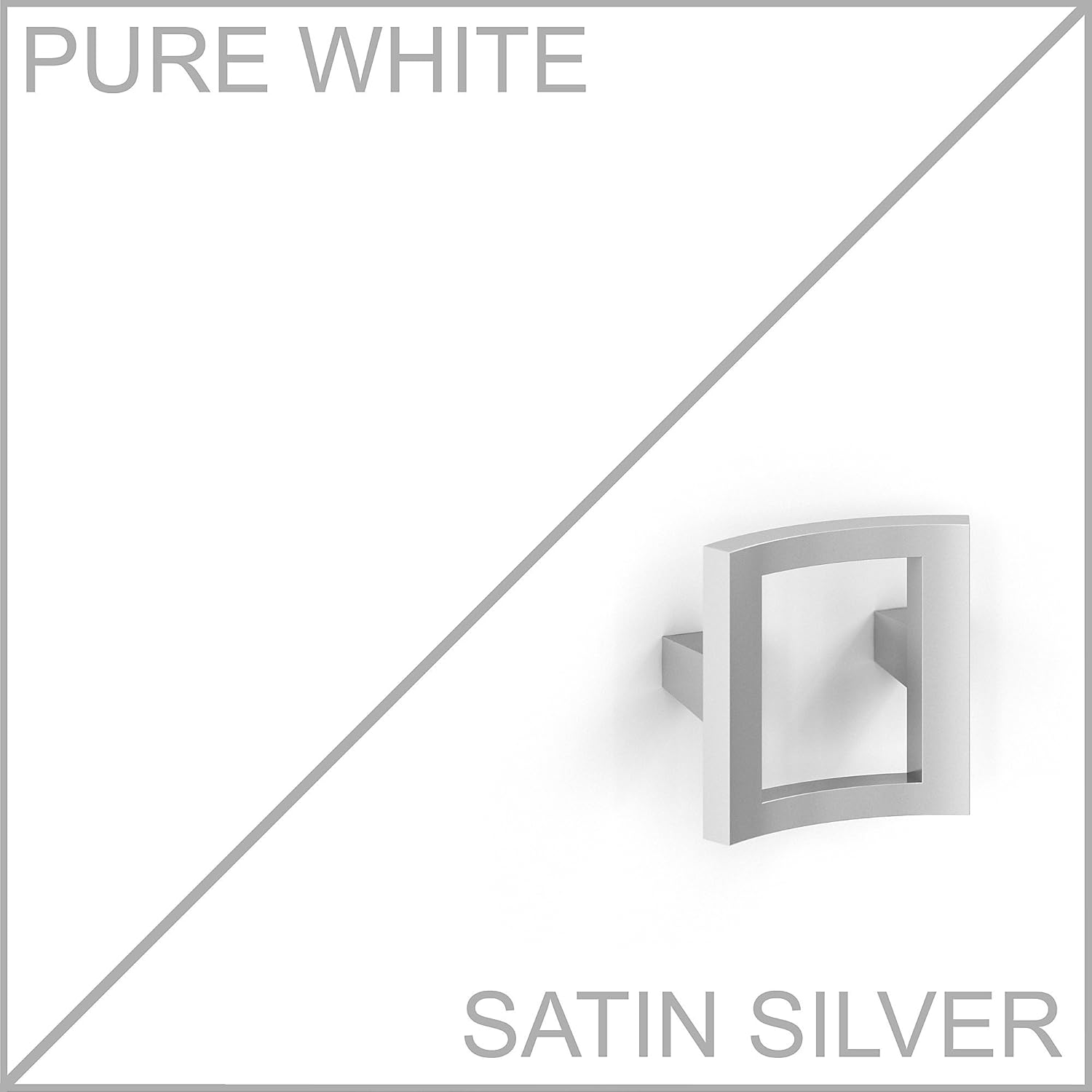 Pure White Lateral File Cabinet D1475