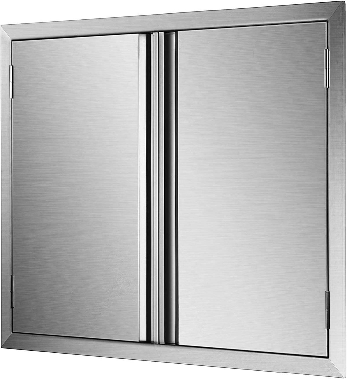 17 x 24 Inch Brushed Stainless Steel Outdoor Kitchen BBQ Access Door Y90051