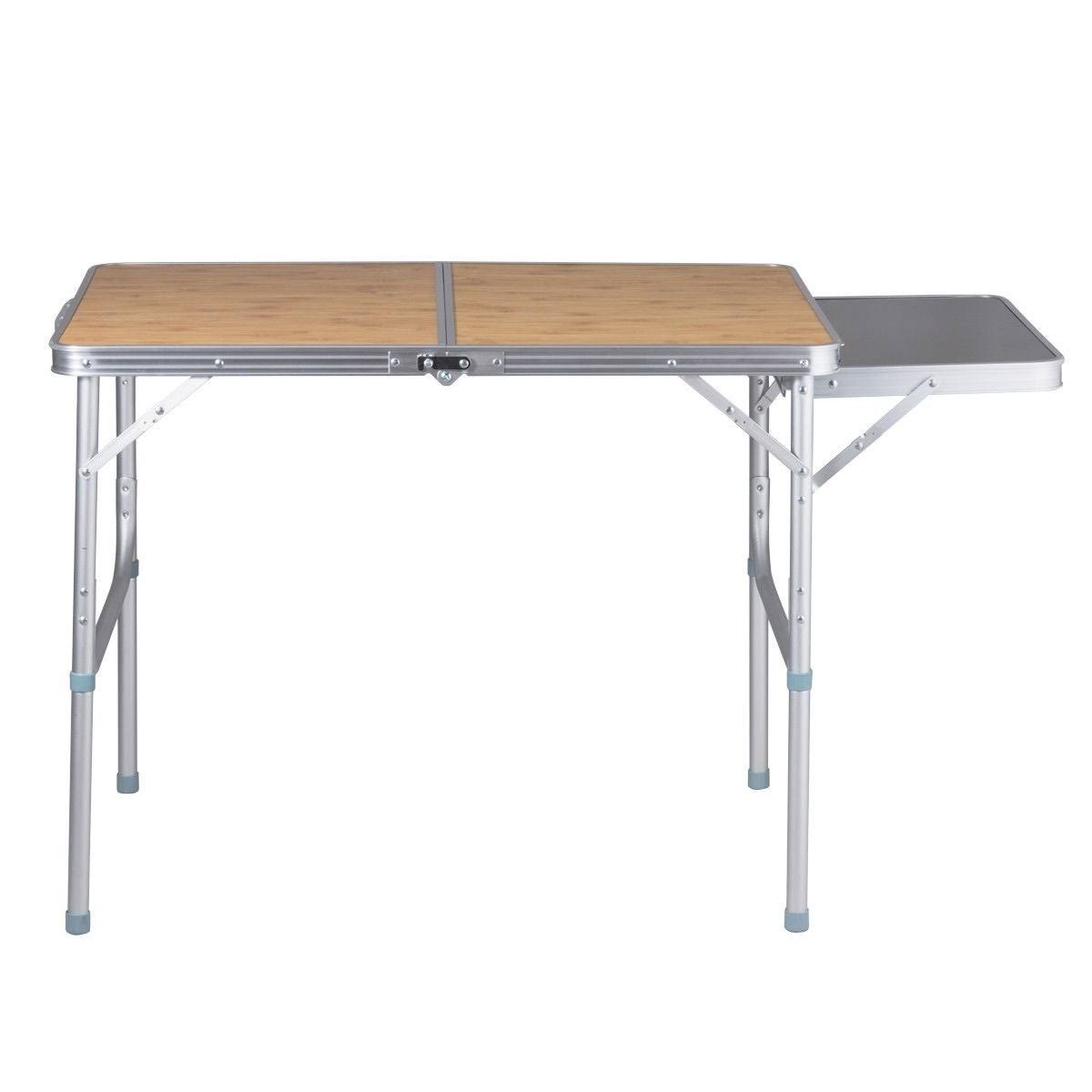Aluminum Folding Camping Table with MDF Table Top T524239