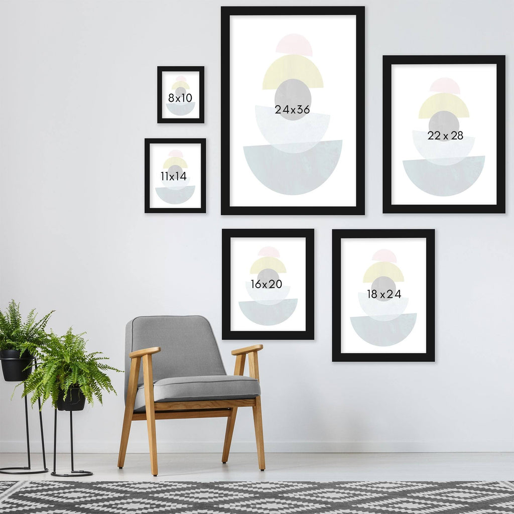 Black Framed Print Set N27033
