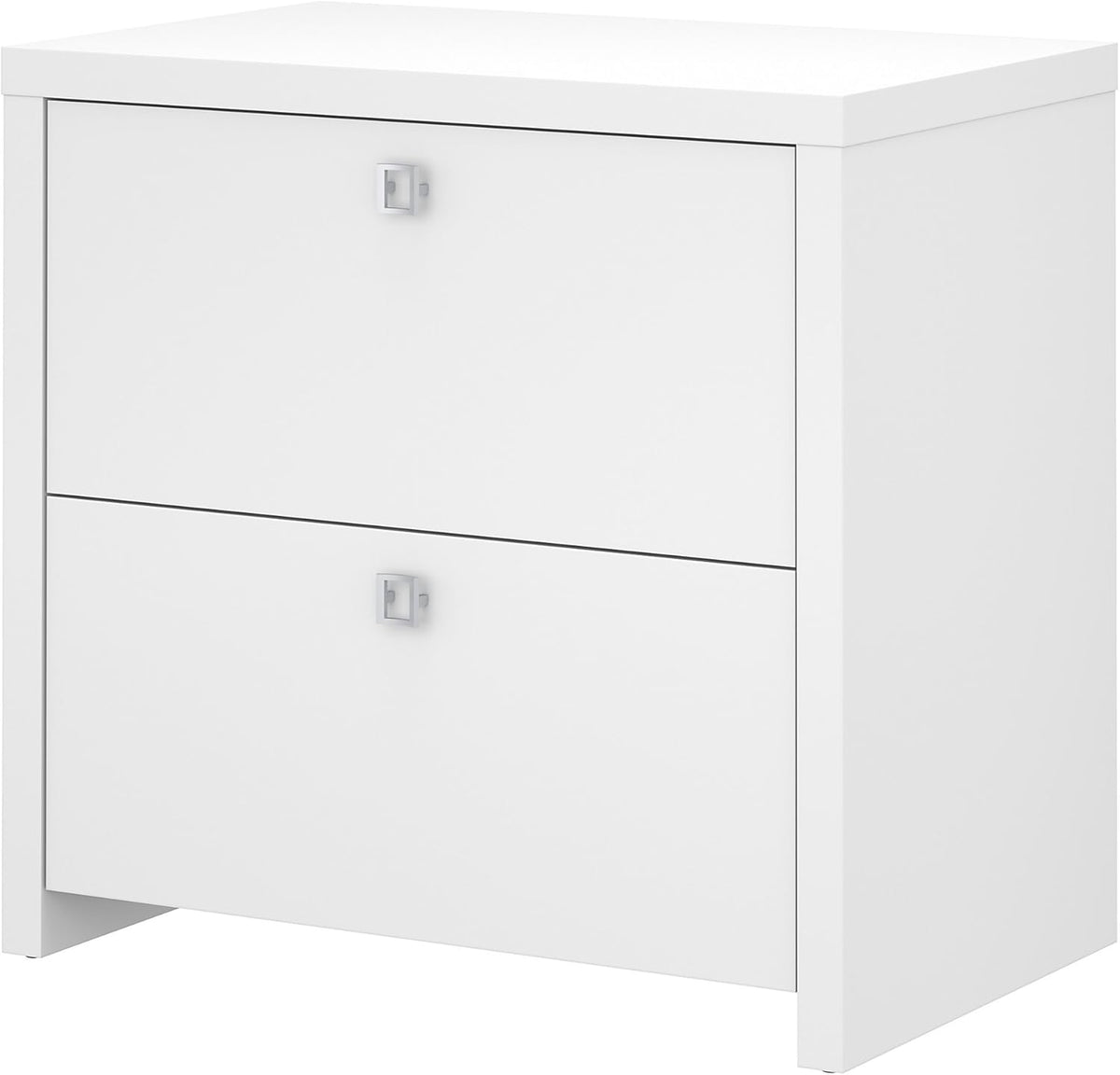 Pure White Lateral File Cabinet D1475