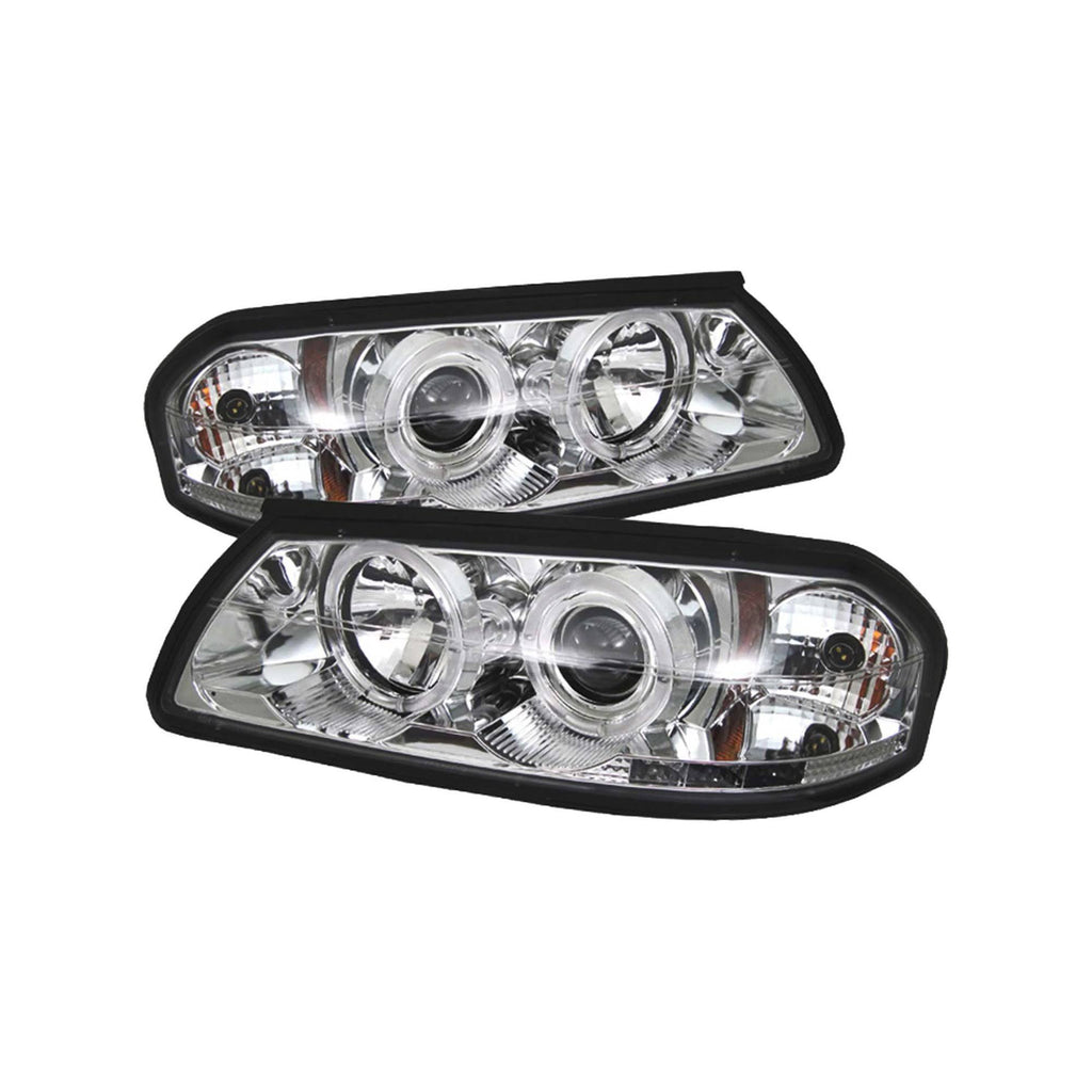 Chrome Halo LED Projector Headlights M70329