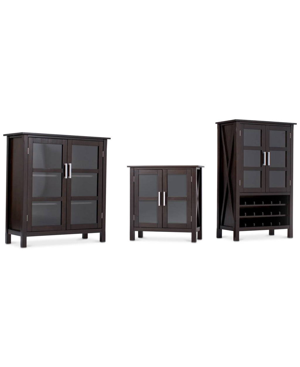 Dark Walnut Brown Storage Cabinet G6494