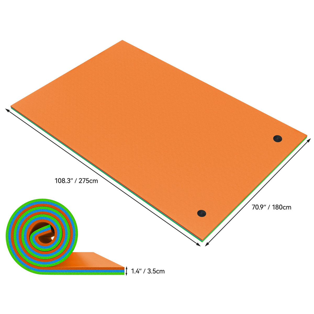 Lily Pad Floating Mat XPE Inflatable Rafts G528