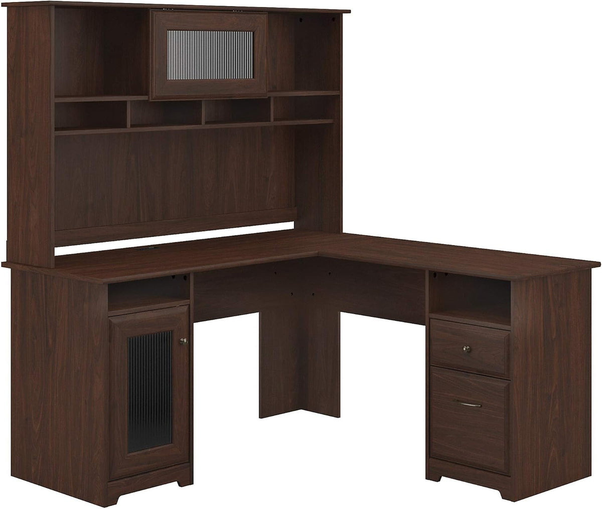 L Shaped Desk with Hutch W593939