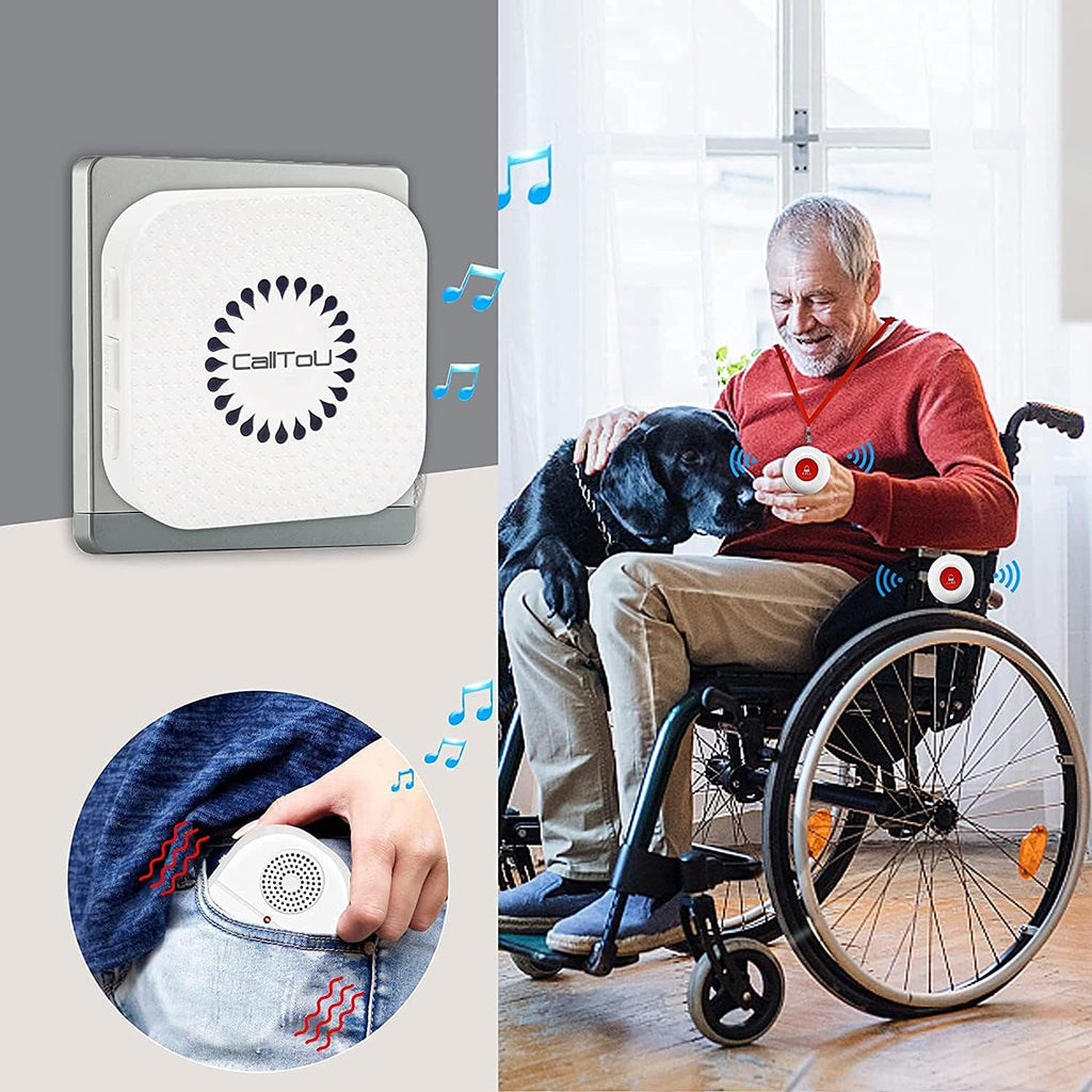 Wireless Caregiver Pager Call Bell System Alert Device X968