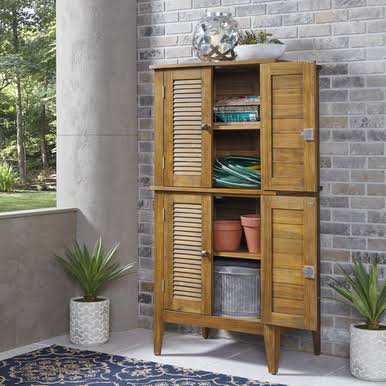 Brown Storage Cabinet V303864