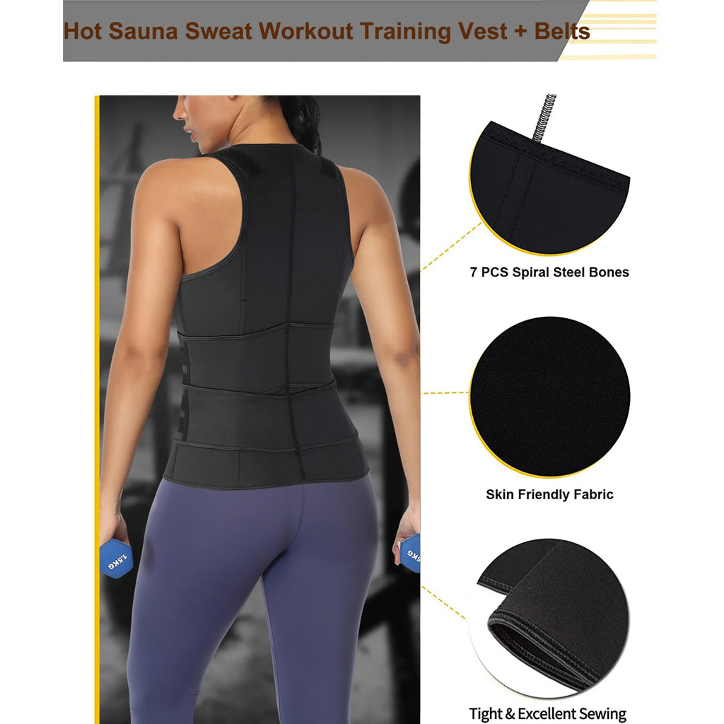 Neoprene Waist Trainer Shapewear Vest Belt P976138