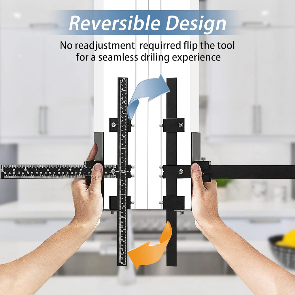 Aluminum Alloy Cabinet Handle Jig Template, Pack of 2 U810