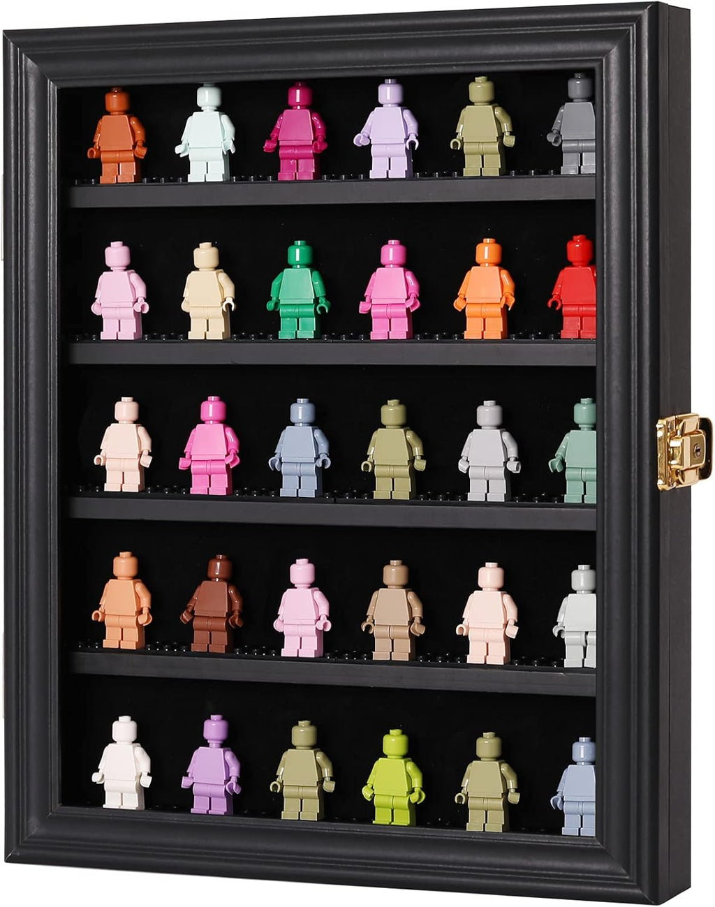 Black Wall Mount Display Case for Collectibles, Pack of 2 K3975
