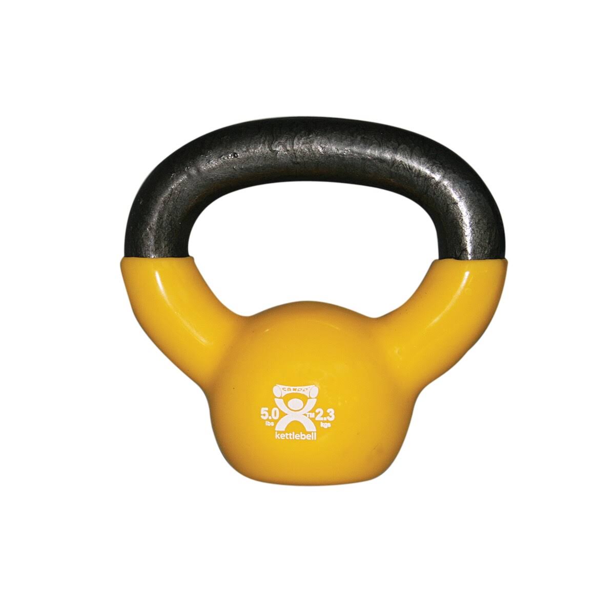 Gold Vinyl Coated Kettlebell 30 lbs I342919