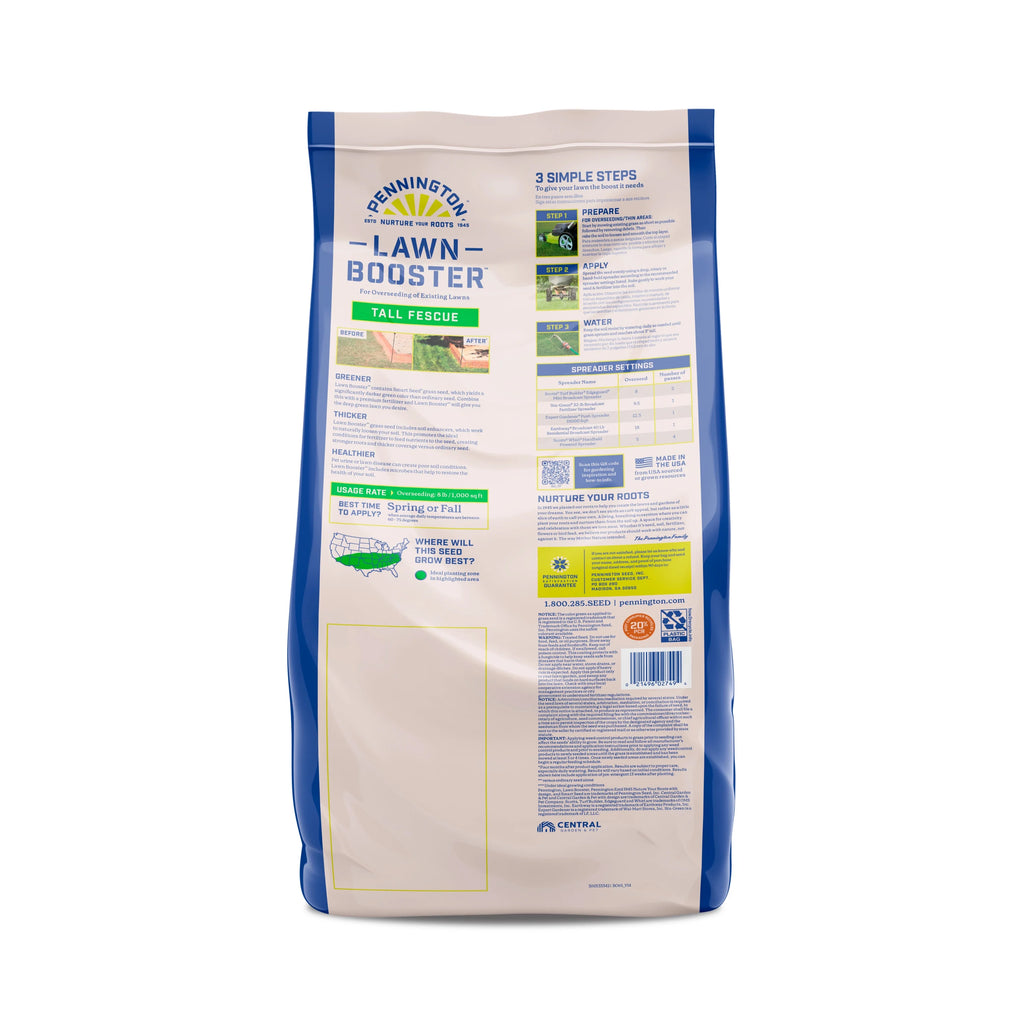Tall Fescue Grass Seed and Fertilizer Mix, 12 lb. A37026